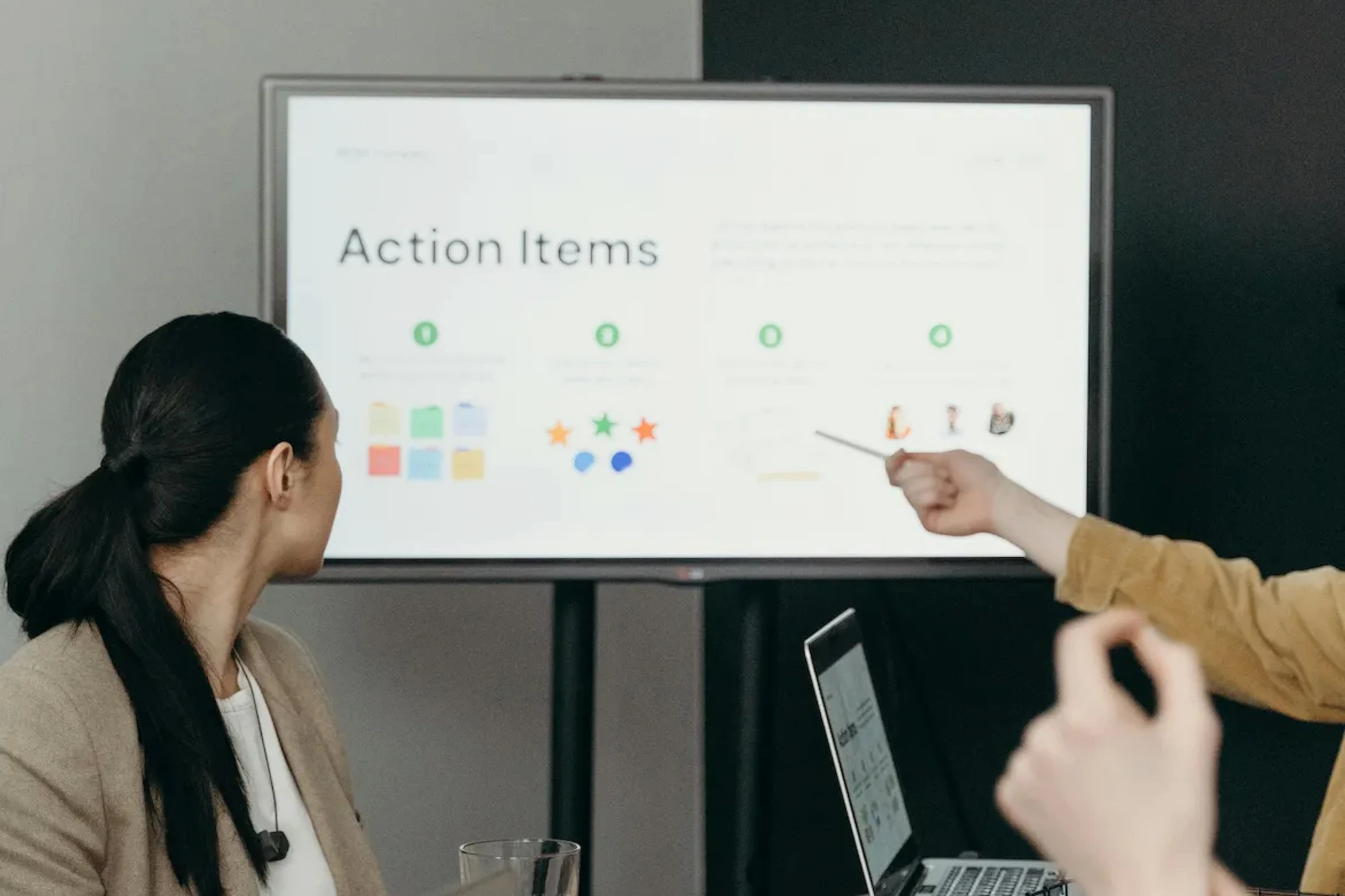 Management Key Consulting’s strategy planning session with whiteboard in background